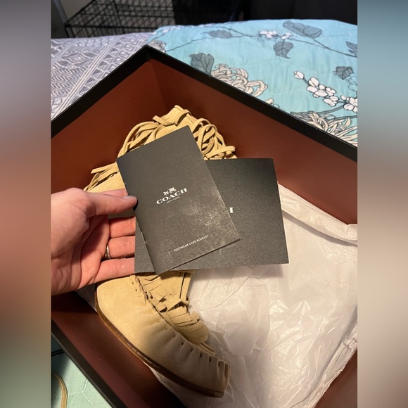 Coach Suede Fringed Booties - Picture 4 of 6